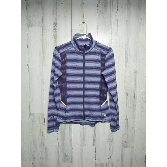Title Nine Womens Purple Full Zip Sweater Jacket Performance Running Size XS - Picture 1 of 9